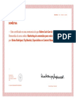 Certificate PDF