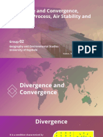 Divergence and Convergence, Adiabatic Process, Air Stability and Instability