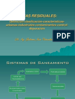 Aguas residuales: definición, clasificación, características y tratamiento