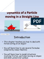3) M1 Dynamics of A Particle Moving in A Straight Line