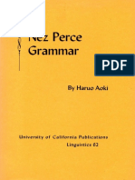 Aoki 1970 Nez Perce Grammar PDF