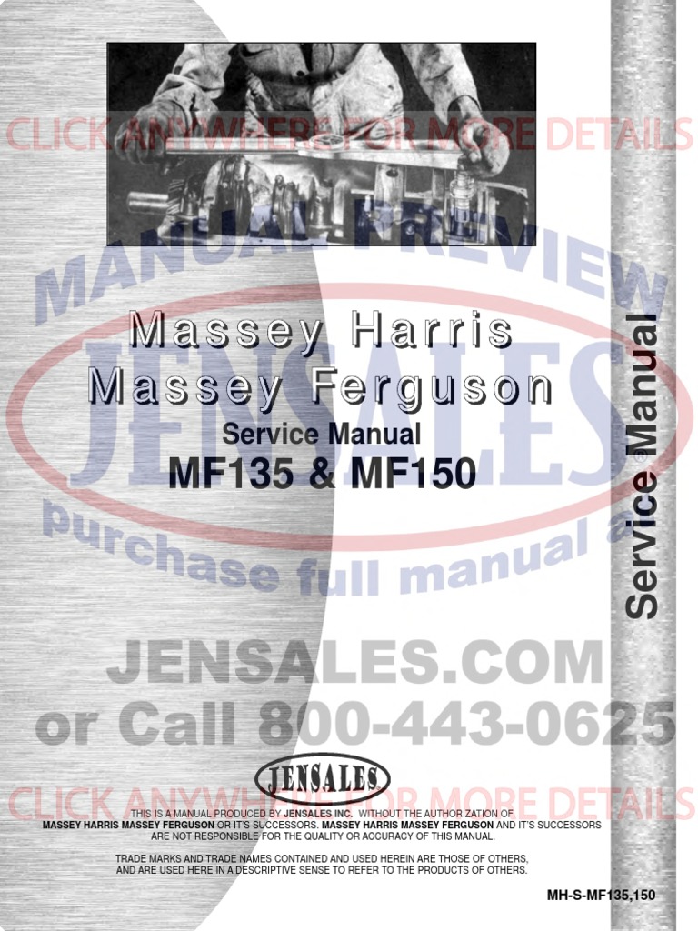 MASSEY FERGUSON 135 REPAIR MANUAL PDF FREE DOWNLOAD intelligence overview
