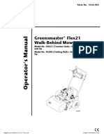 Greensmaster® Flex21 Walk-Behind Mower: Form No. 3352-305