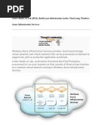 Azure Hands-On Lab (HOL) Build Your Infrastructure in The Cloud Using Windows Azure Infrastructure Services