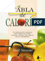 Tabla de calorías - Neil Stevens