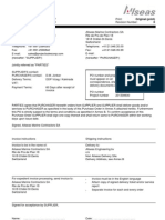 PSC 81827 Allseas PO For Safety Harness & Chainsaw