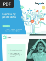 Expressing Possession: Grammar