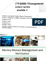 Principles of Wildlife Management (Lec 1)