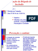 BRIGADA DE INCÊNDIO - apresentação PowerPoint