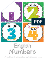 English Numbers 1