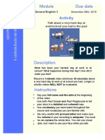 Tarea de Comprensión y Producción Inglés General 3 PDF