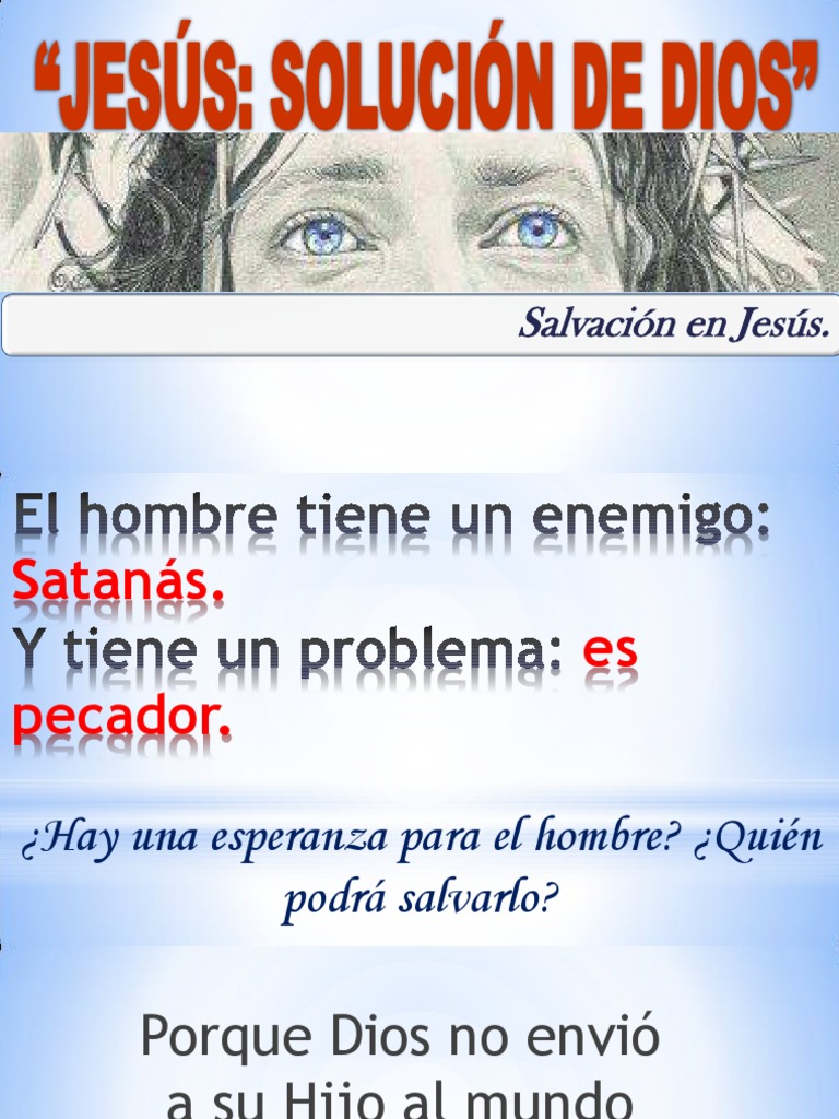 3 Jesus Solucion de Dios PDF