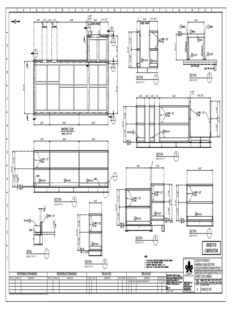 Access Platform Handrail Plan | PDF