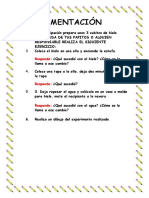 Experimentación Estados de La Materia PDF