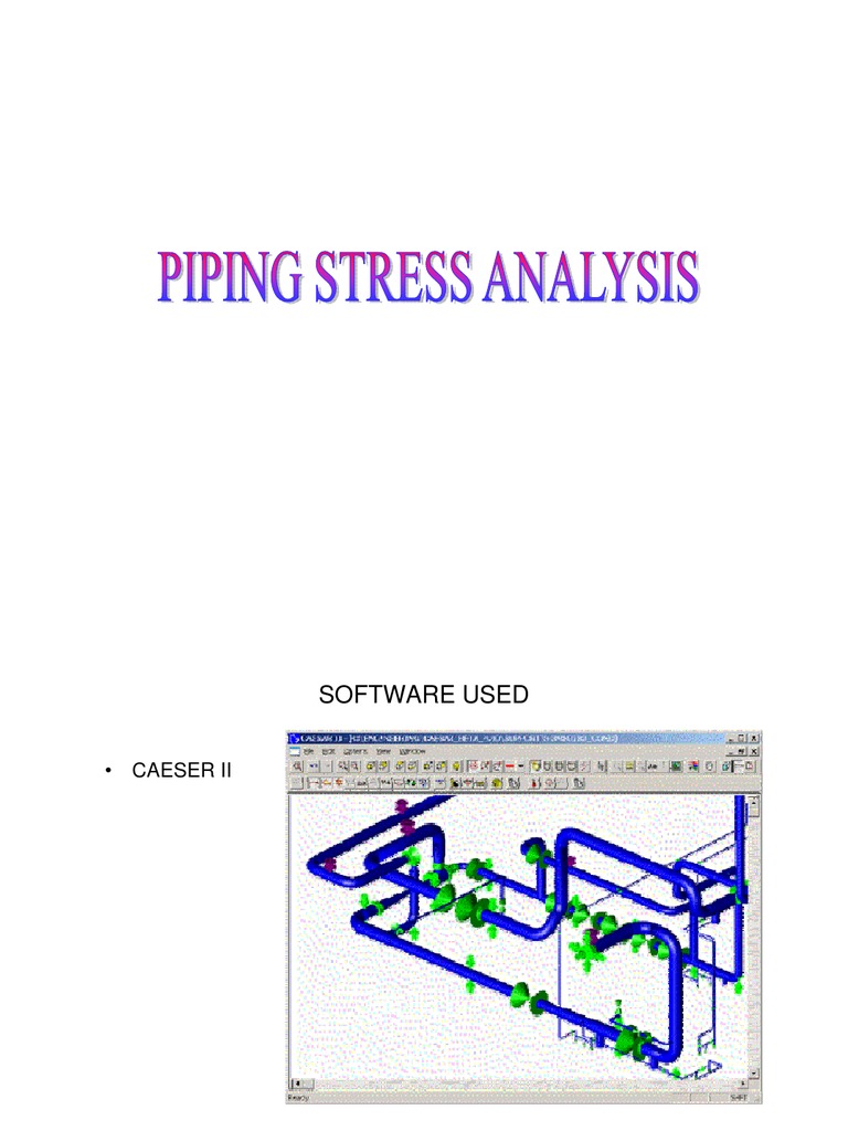 Piping Stress Analysis with CAESAR II | PDF | Stress–Strain Analysis ...