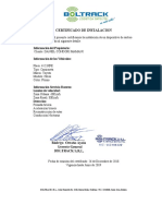 Certificado de Instalación - Placa 4123xpe PDF