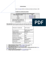 Cronograma Postulación Salud Rural