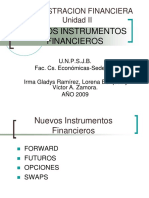 Nuevos Instrumentos Financieros 2010