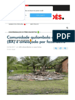 Comunidade quilombola de Cairu (BA) é ameaçada por fazendeiro - Geledés.pdf