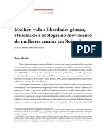 Mulher, Vida e Liberdade Gênero, Etnicidade e Ecologia No Movimento de Mulheres Curdas em Rojava PDF