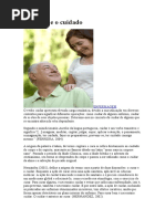 O cuidar e o cuidado