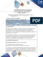 Guia de Actividades y Rúbrica de Evaluación - Fase 4 - Elaboración - B