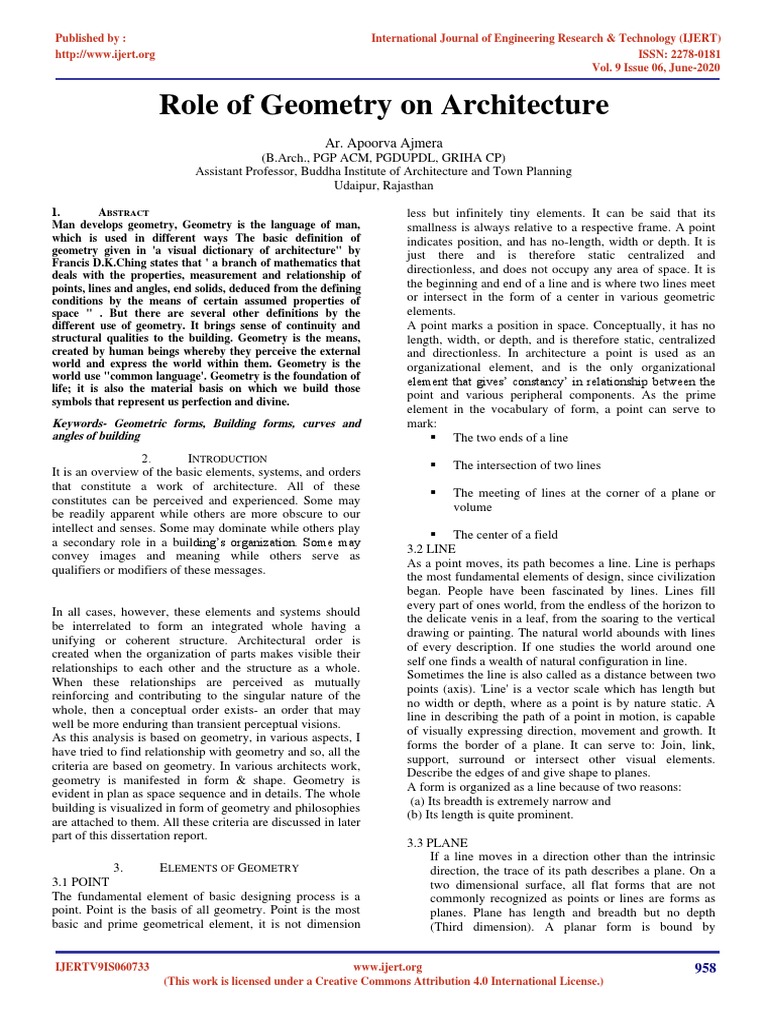 The Role of Geometry in Architecture: An Analysis of How Geometric ...