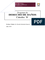 Programa Derecho de Daños