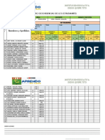 Registro de Evidencias de Los Estudiantes: Institución Educativa Diego Quispe Tito