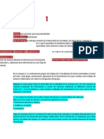 Herramientas para la productividad: Entregas Pregrado sobre hojas de cálculo