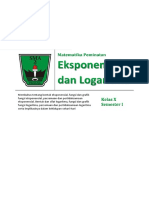 Eksponensial dan Logaritma