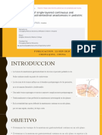 Anastomosis Intestinal Cirugia Pediatrica