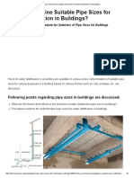 PLUMBING-How To Determine Suitable Pipe Sizes For Water Distribution in Buildings - PDF