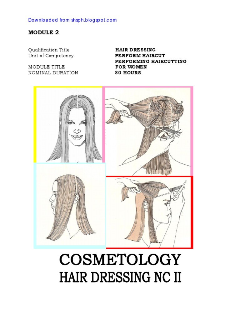 2 Performing Hair Cutting For Women Copy Pdf Hairstyle Sterilization Microbiology