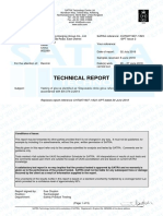 Technical Report: Replaces Report Reference CHT0271907 /1823 /SPT Dated 29 June 2018