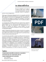 Contaminación Atmosférica - Wikipedia, La Enciclopedia Libre PDF