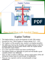 Pure Axial Flow With Aerofoil Theory .: Kaplan Turbine