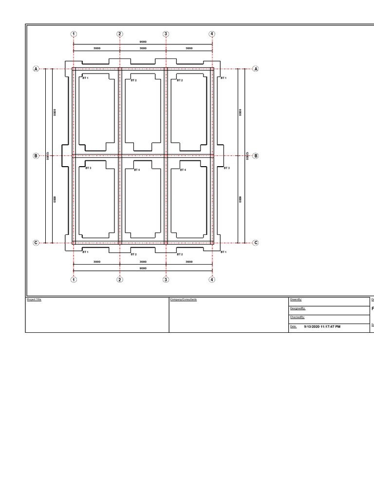 Structural Bar Bending Schedule | PDF | Integrated Truss Structure