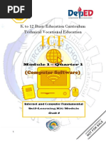 (Computer Software) : K To 12 Basic Education Curriculum Technical Vocational Education