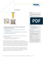 DS - AC - DC HV Test Set - PGK 110-5 HB - BAUR - Es-Es