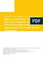 Algunos Antecedentes Etnograficos Acerca de La Migracion Interna Rural Urbana de Los Sujetos Aymara en El Extremo Norte de Chile PDF