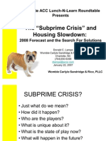 Donald C. Lampe Womble Carlyle Sandridge & Rice, PLLC Charlotte, NC (704) 350-6398 January 22, 2007