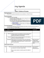 W01-Gathering Agenda: PC 103 University Skills Gathering Agenda For Week 1 Children of Promise