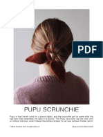 Pupu Scrunchie: ©sari Nordlund 2020. All Rights Reserved. #Pupuscrunchie #Sarinordlund