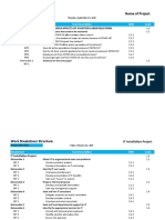 Work Breakdown Structure Name of Project: Breakdown Task Description WBS Code