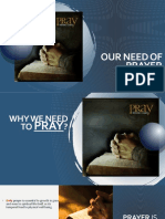 OUR NEED OF PRAYER (Autosaved)