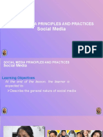 Social Media Principles and Practices