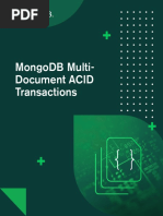 Mongodb Multi-Document Acid Transactions