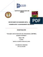 Investigacion Teoria Del Color, Led RGB y Fotoresistor - Montalvo Adrián