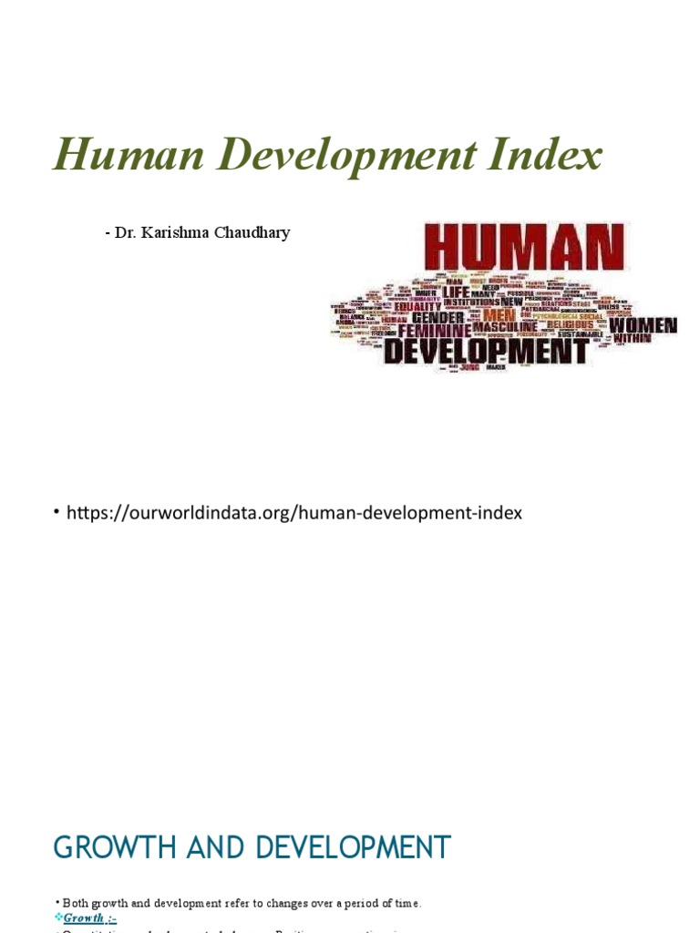 Human Development Index | PDF | Human Development Index | Economics